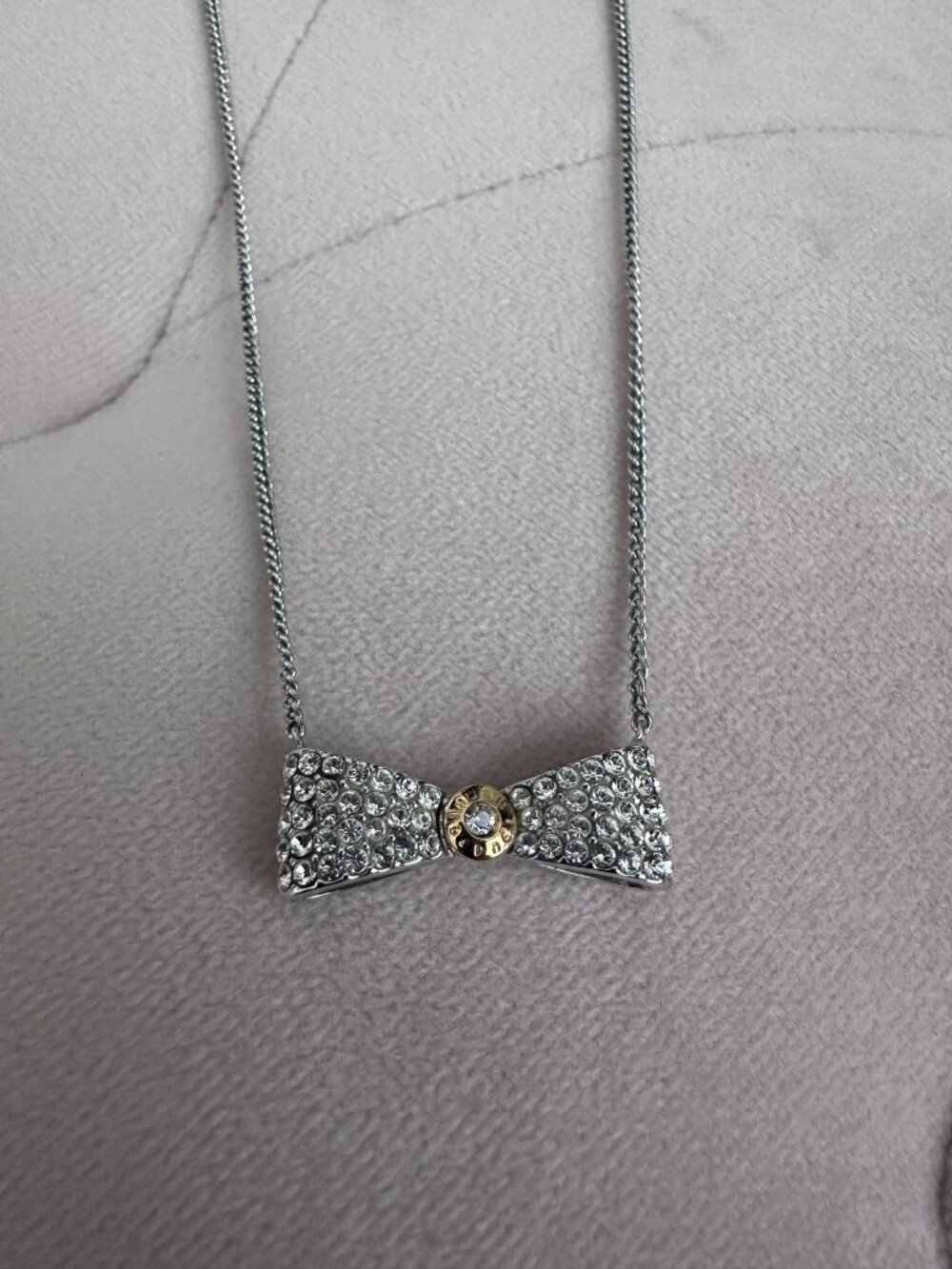 Henri Bendel bow necklace & earrings